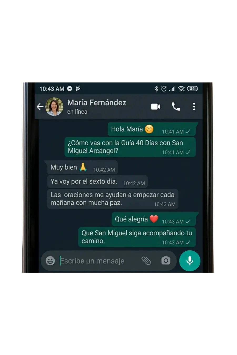 Testimonio de María sobre las oraciones diarias